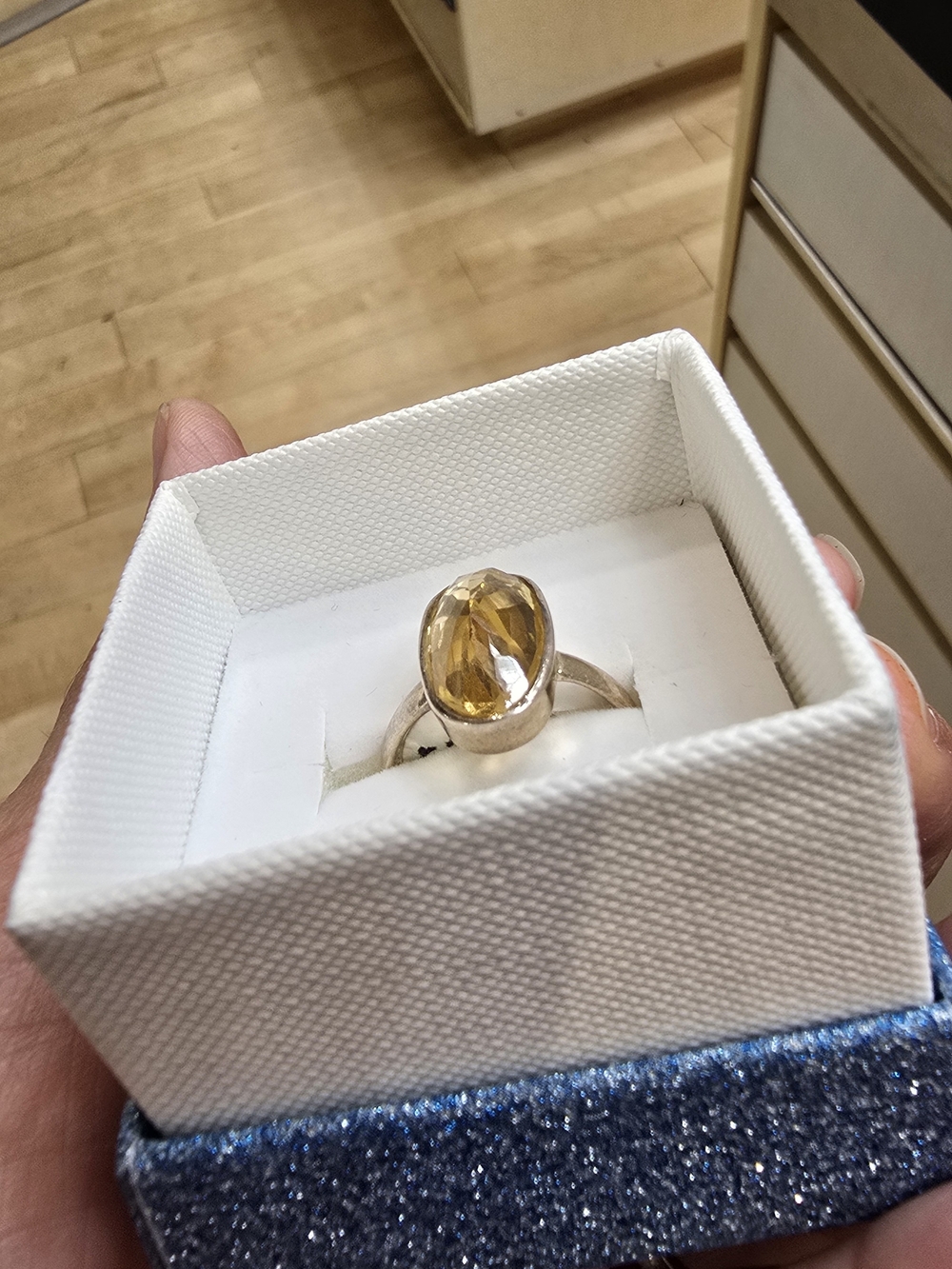 Ambet Gemstone Oval Sterling Ring - Women Jewelry